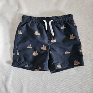 Babyface Snorkel Hippo Swim Trunk Dize 6 in Navy
